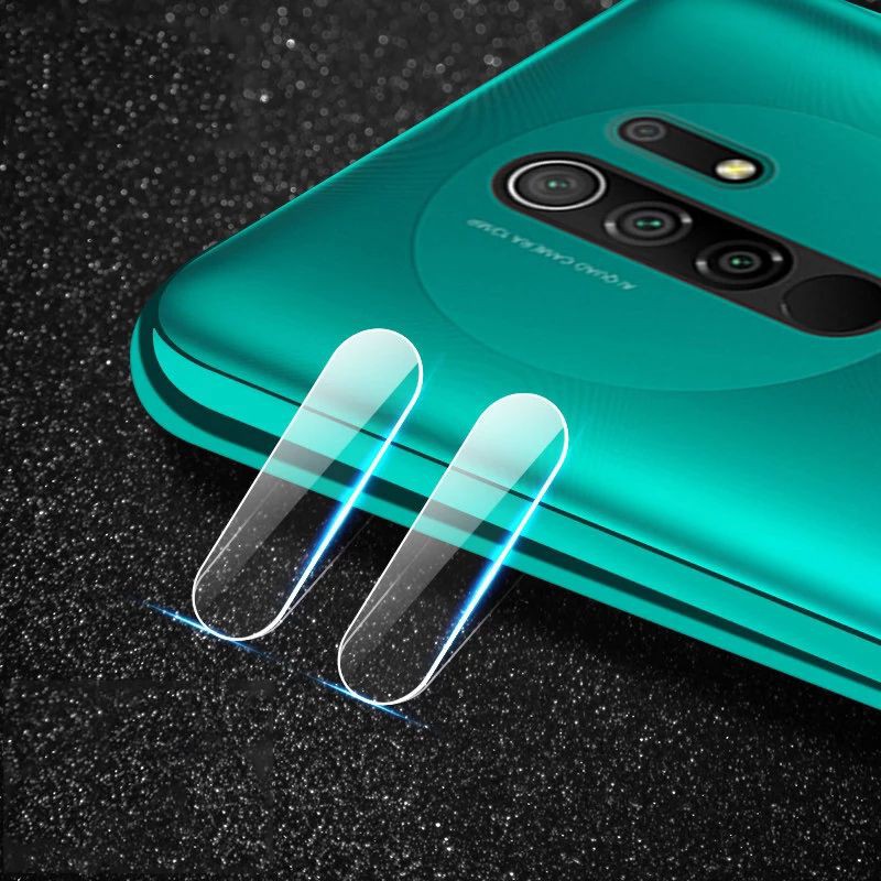 2in1- Tempered Glass Ceramic Blue Matte Light Redmi 9 TG Anti Gores Full Layar Screen Protector