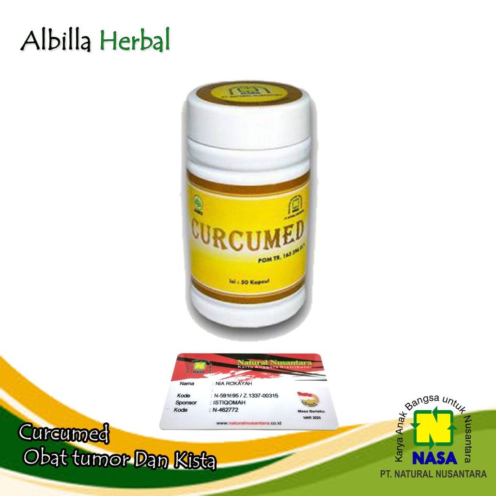 CURCUMED ORIGINAL NASA - OBAT TUMOR OBAT KANKER OBAT KISTA OBAT KEPUTIHAN