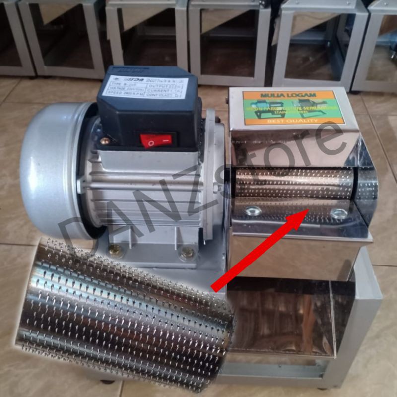 roll refil mata parut kelapa, mata parut kelapa listrik, parutan kelapa, 9.5cm 11cm kasar halus orig