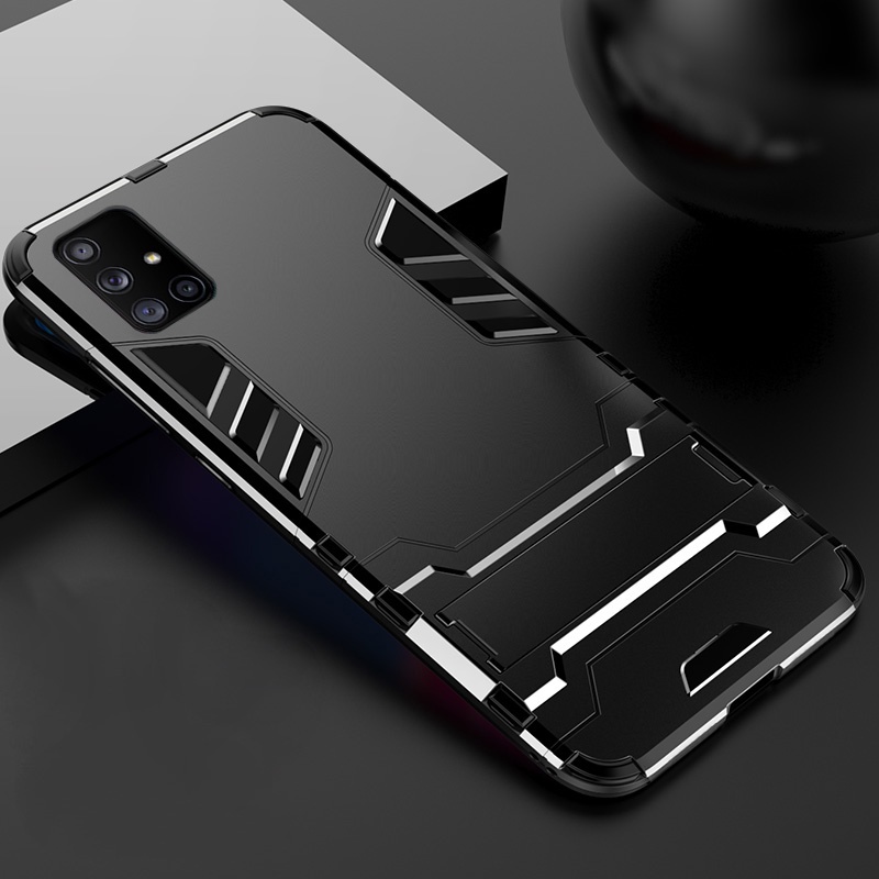 Casing Hard Case Armor PC + Silikon Anti Benturan Untuk Samsung Galaxy A51 A71 5G A51 A71