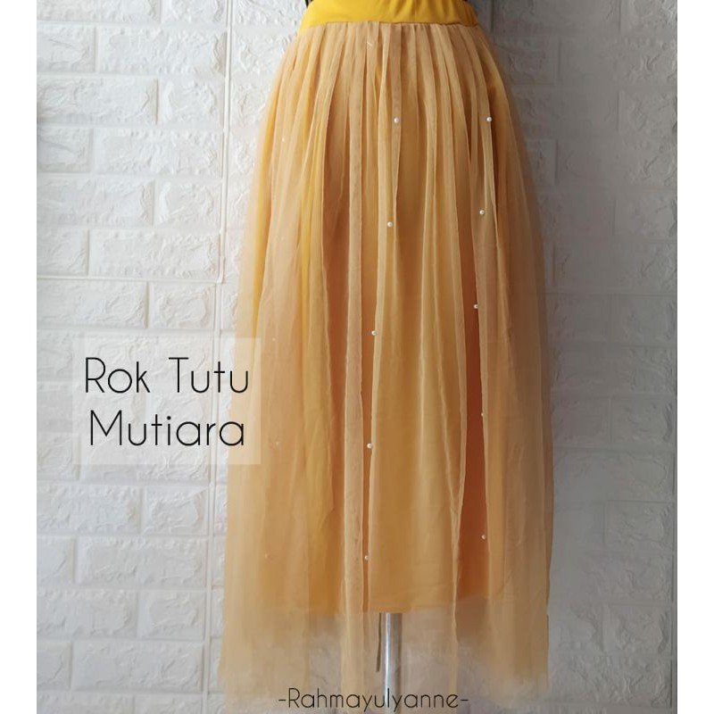 (GROSIR) ROK TUTU MUTIARA REAL PICT/ ROK TUTU BEST SELLER/ ROK TUTU TERMURAH/ROK TUTU REAL PICT 100%