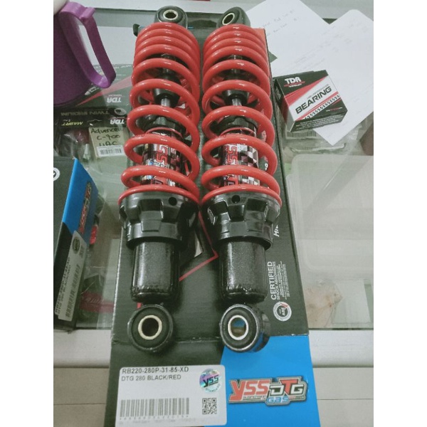 SHOCK YSS HYBRID DTG 280 340 320 MM JUPITER Z JUPITER Z1 SUPRA X 125 SUPRA KHATISMA RX KING