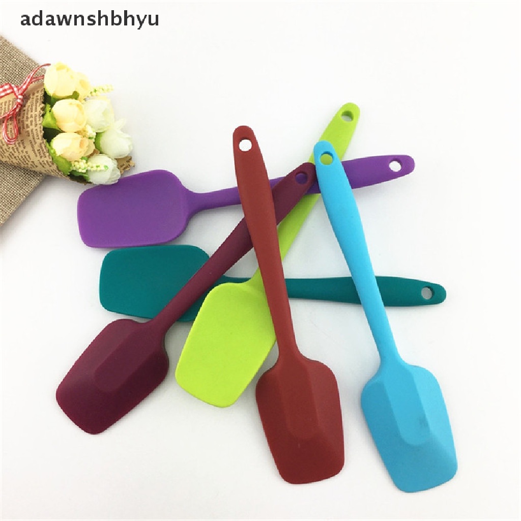 Adawnshbhyu Spatula Silikon Baking Rubber Scraper Tahan Suhu Tinggi Terintegrasi ID