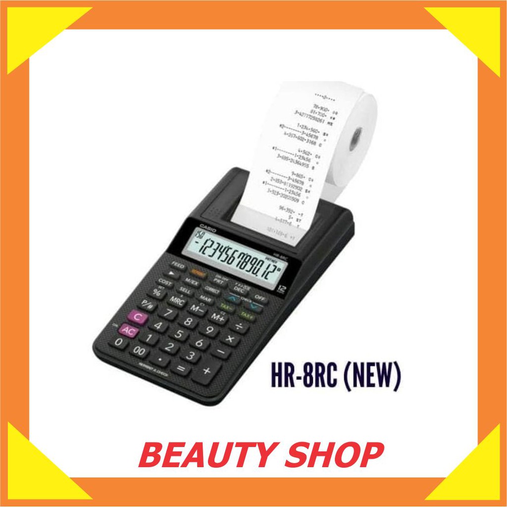 

A253 ORIGINAL Casio HR-8RC Printing Calculator HR-8 RC Kalkulator Print Str 1M