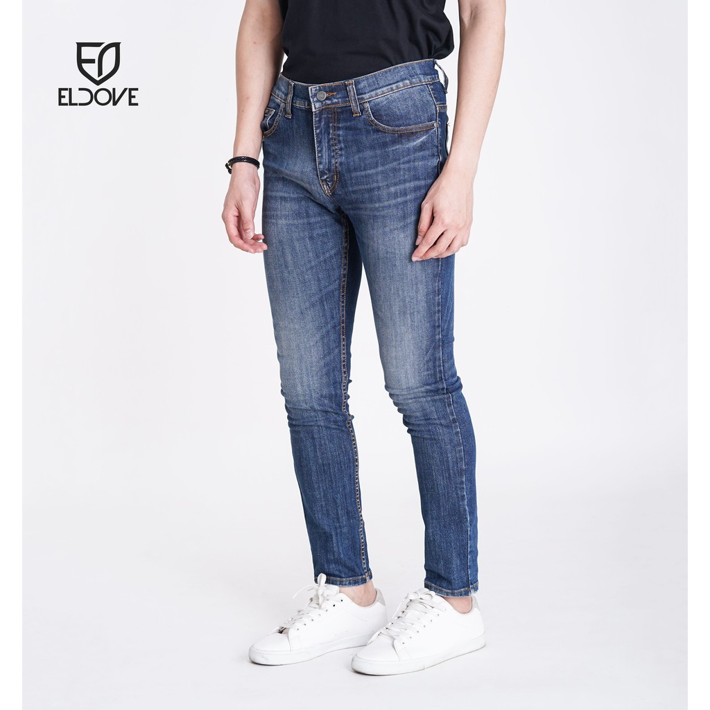 Eldove Denim  Jeans Stretch  Dark Blue 2038 Shopee Indonesia