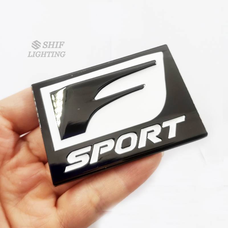 1pc Stiker Emblem Logo Sport Besar Bahan Metal Untuk Dekorasi Mobil Lexus