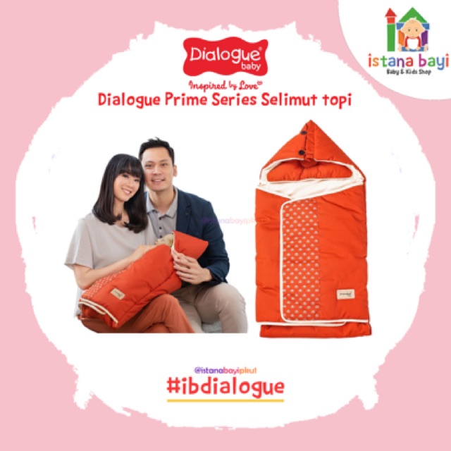 Dialogue Baby Blanket with Pillow PRIME Series - Selimut bayi