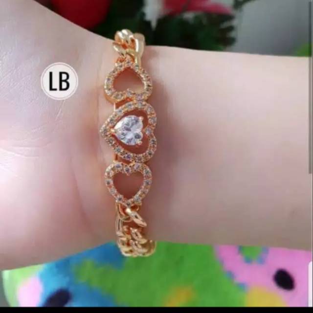 Xuping gelang lapis emas 24k 2738