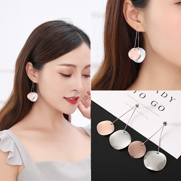 Korea gaya all-match temperamental stud anting-anting internet influencer anting-anting wanita panja