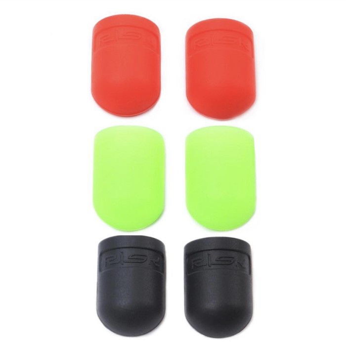RISK 2 pcs Cover Pelindung Ujung Tuas Rem Sepeda bahan Silicone