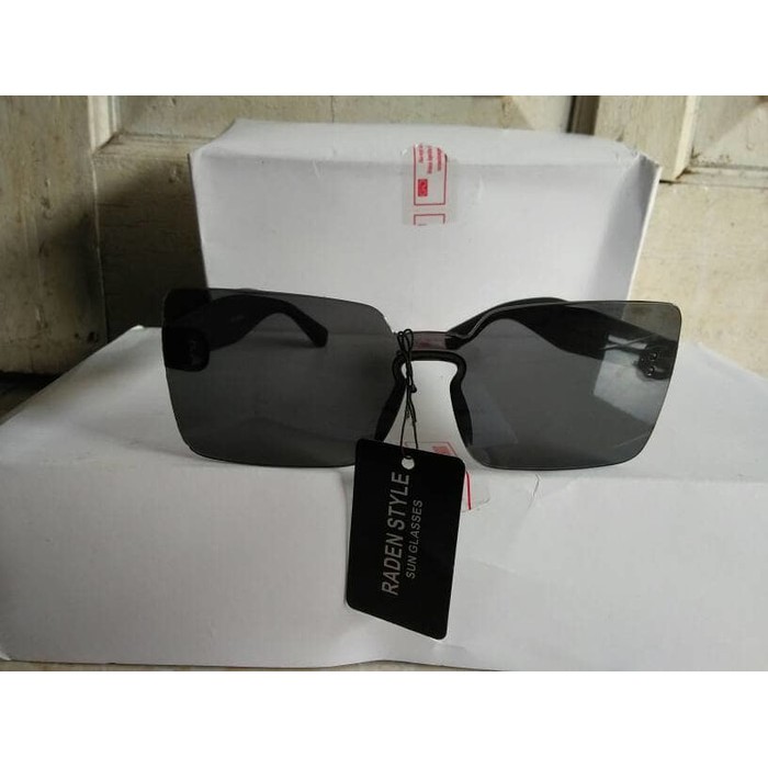 PRODUK UNGGULAN KACA MATA FASHION KOREA KOTAK HITAM GJ TERMURAH