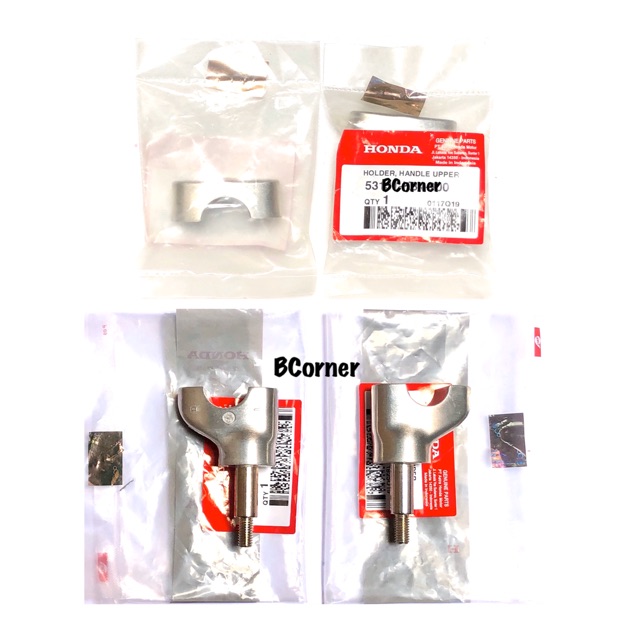 Raiser Riser Reiser Dudukan Stang CRF 150 L Reser Set Atas Bawah CRF150L Sepasang Ori AHM Original H