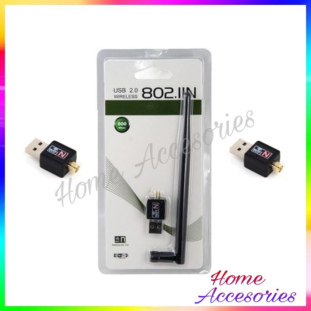 Penangkap Sinyal Wifi Laptop Komputer Pc 600mbps L Usb Wifi 600mbps Antena Wireless Adapter 150m Shopee Indonesia