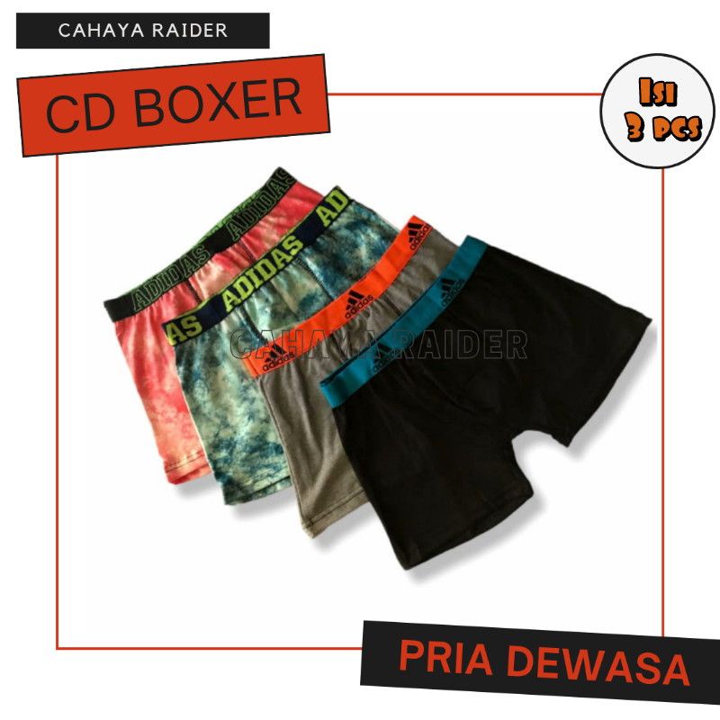 Craider-Celana Dalam Pria Boxer  isi 3 pcs