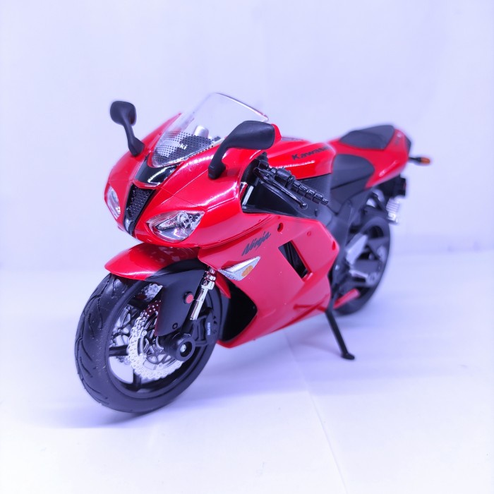 DIECAST MINIATUR MOTOR KAWASAKI NINJA ZX6R 1:12 MAISTO HARGA MURAH