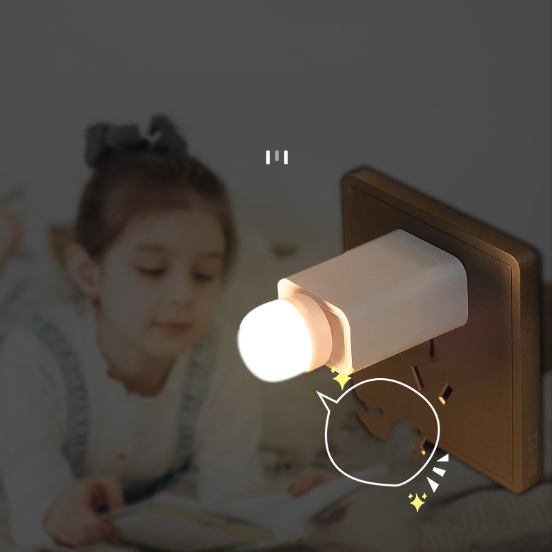 [Harga Grosir]Lampu Baca LED Mini Portable Power Charging USB Proteksi Mata