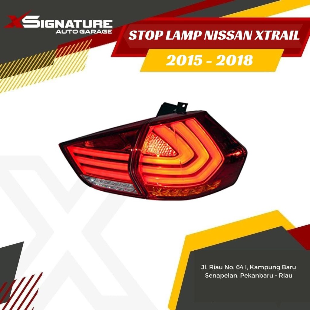 STOPLAMP NISSAN XTRAIL T32 FULL LED MODERN STYLE SMOKE 2014-2019