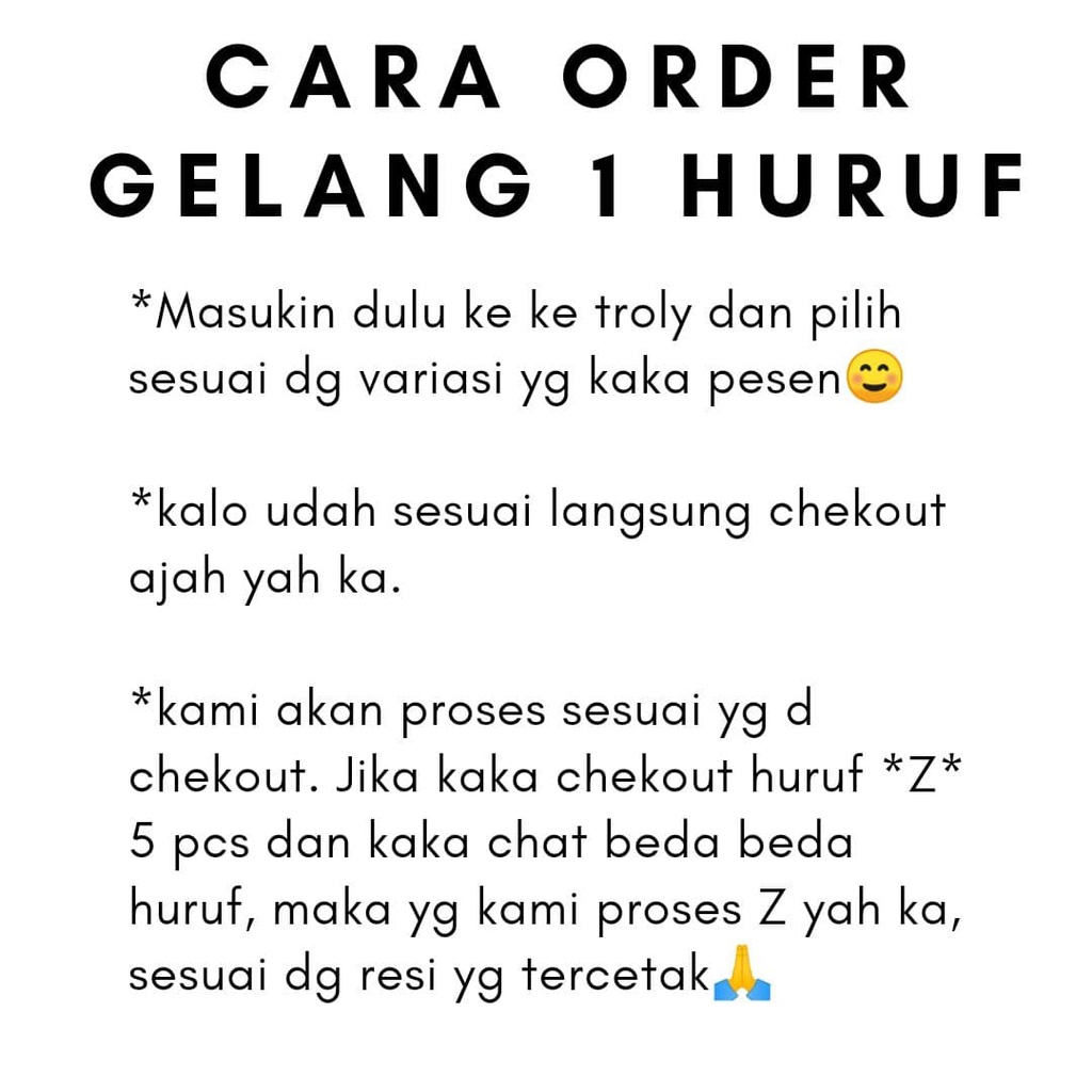 GELANG INISIAL (DADU double slide ) / gelang initial 1 HURUF TALI ANTI AIR PARACORD BRACELET | gelang persahabatan / gelang nama-7