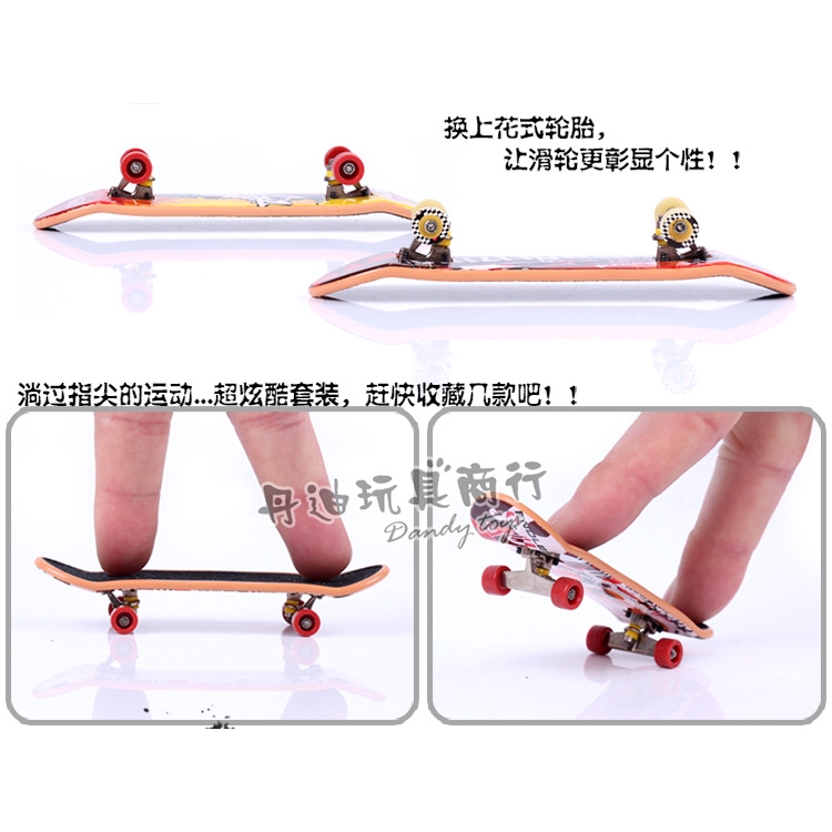 Mainan skateboard Jari Mini Profesional Bahan Alloy