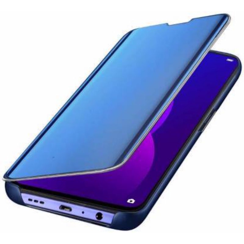 CASE FLIP COVER MIRROR STANDING REALME C1 REALME C2 REALME C3 REALME 3 REALME 3 PRO