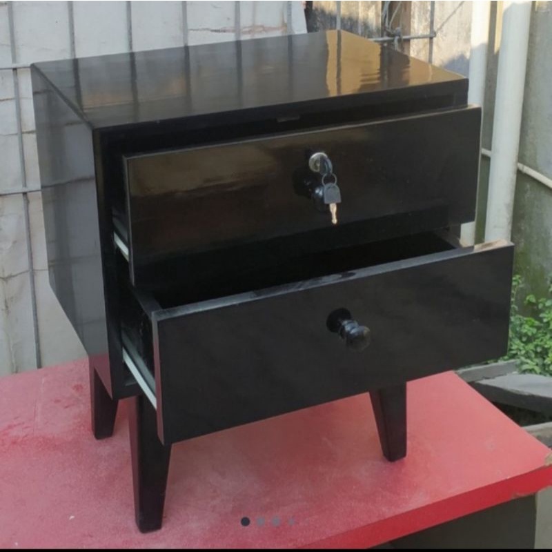 MEJA LACI MINI/MEJA NAKAS/MEJA SUDUT KAYU JATI BELANDA