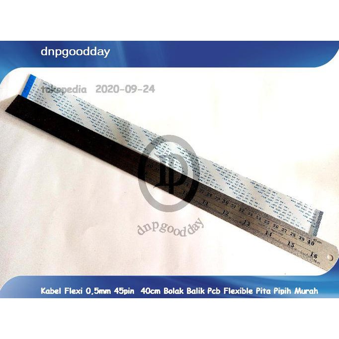 

Kabel Flexi 0,5Mm 45Pin 40Cm Bolak Balik Pcb Flexible Pita Pipih Mura Dnpgood11 Juara