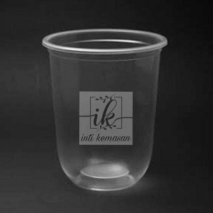 

PLASTIK CUP U 14 OZ / CUP OVAL / GELAS PLASTIK BOBA