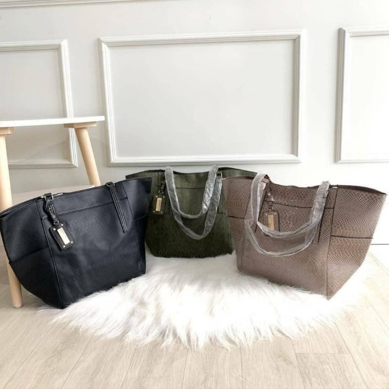 Tas Tote Mang*o snake skin