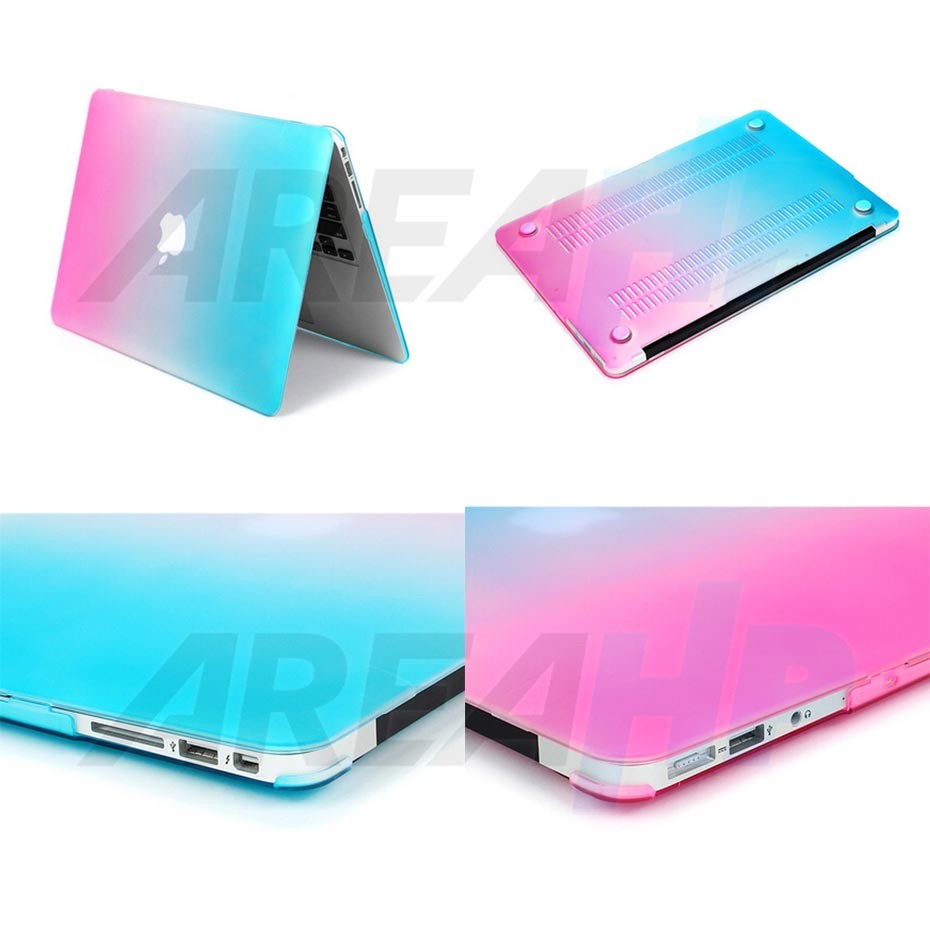Rainbow Colorful Case Casing Cover Macbook Pro Unibody 15.4 Inch