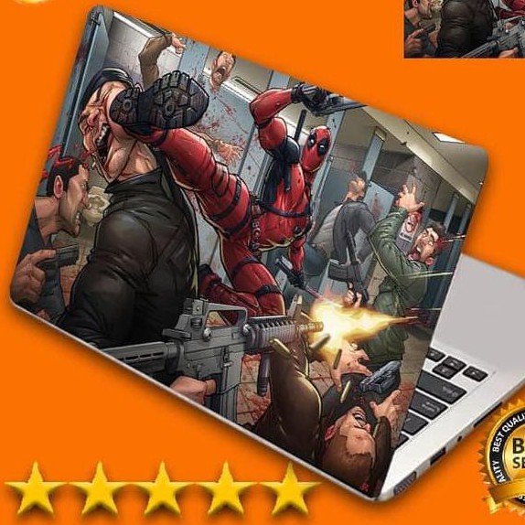 Garskin Laptop deadpool 2 marvel Skin Laptop Stiker Laptop