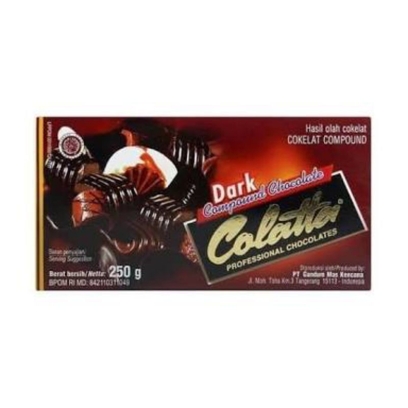 

Colatta Dark Chocolate Compound 250 gram