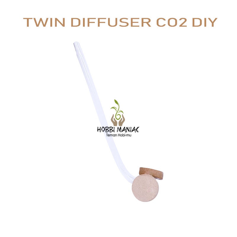 Twin Diffuser Co2 DIY Aquascape Difusser CO2 Aquascape