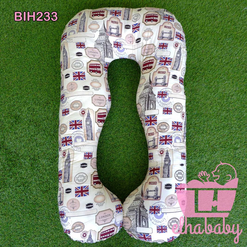 Bantal Ibu Hamil dan bayi Elha Baby multifungsi murah maternity pillow premium model U omiland