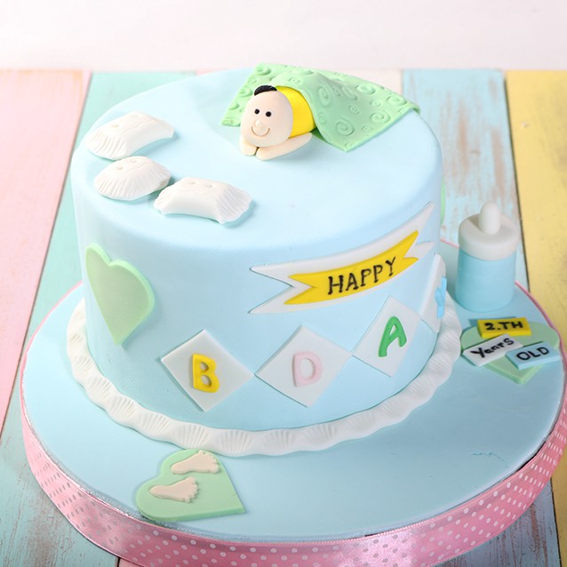 

Baby Shower Cake Pink / diameter 16 cm