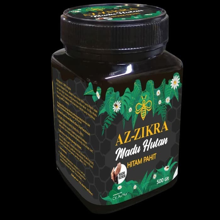 Madu Az-Zikra Az Zikra AzZikra Hutan Hitam Pahit 500gr Asli Original kemasan baru