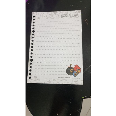 

Kertas Loose Leaf Angry Birds