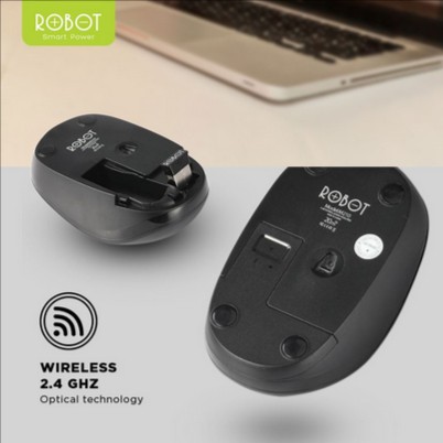 Mouse USB ROBOT tipe M210 2.4G Wireless