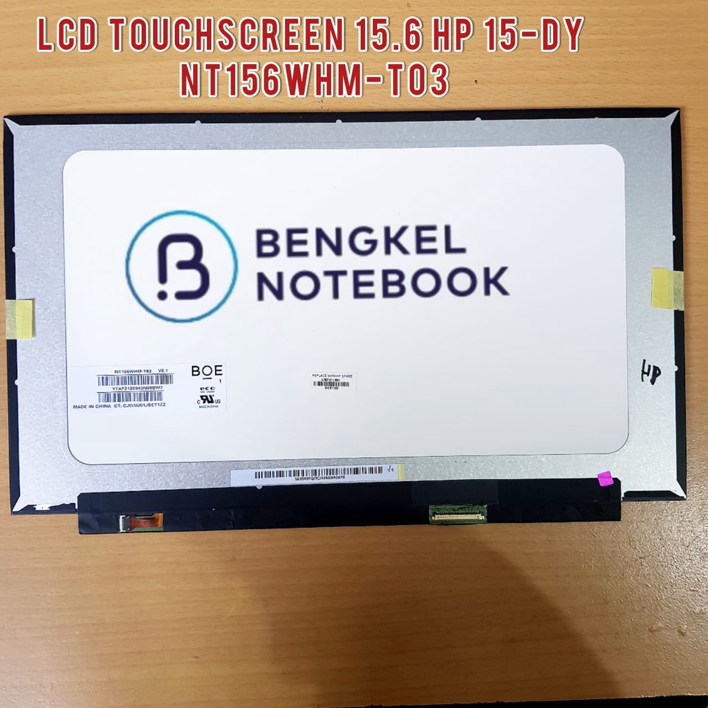 LCD Touchscreen 15.6 HP 15-DY NT156WHM-T03 N156BGN-E43 B156XTK02.0 HD 1366*768 EDP 40Pin Lenovo Ideapad 3-15ADA05 3-15 L340-15