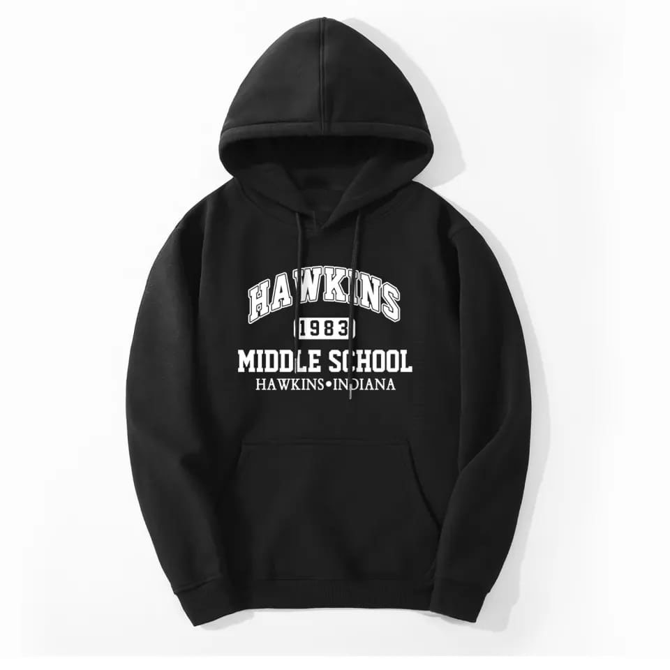 JAKET HOODIE HAWKINS 1983 MIDDLE SCHOOL HAWKINS INDIANA NCT JUMPER