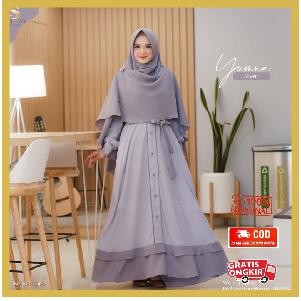 SS HIJAB YUMNA SET SERIES // GAMIS DAILY SYARI // READY STOCK & SIAP KIRIM