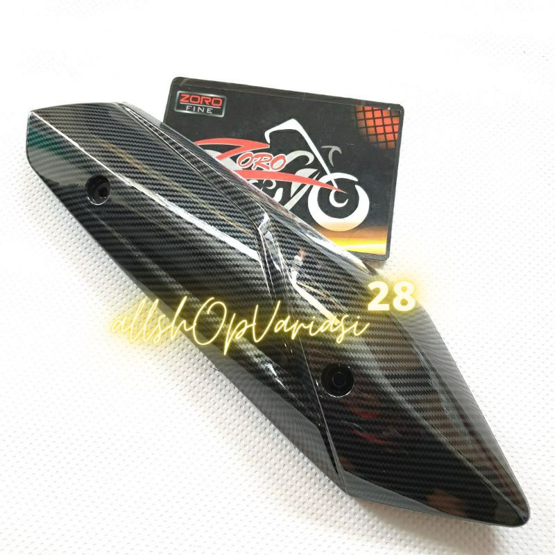 Cover tameng pelindung knalpot mio m3, fino, exride  dll .jpg