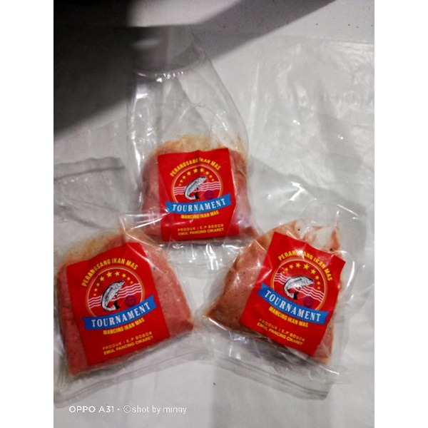 Umpan jadi merah udang umpan siap pakai grosir umpan ikan