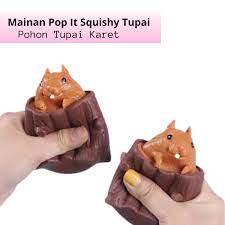 Mainan Pop it Squishy Pohon Tupai / Squirrel Toys / Squirrel Relief Toys Kids / Mainan Tupai Anak