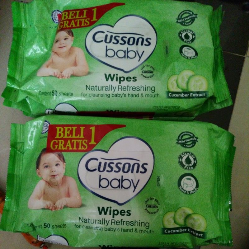 tisu basah cussons
