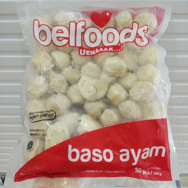 

BF Uenaaak Baso Ayam 500 gram (isi 50 pc)