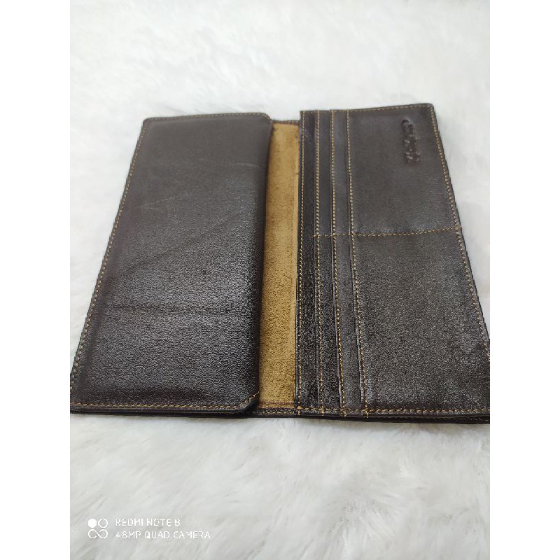 Dompet Pria Kulit Asli Panjang Embos Kickers - Tanpa Kain Furing