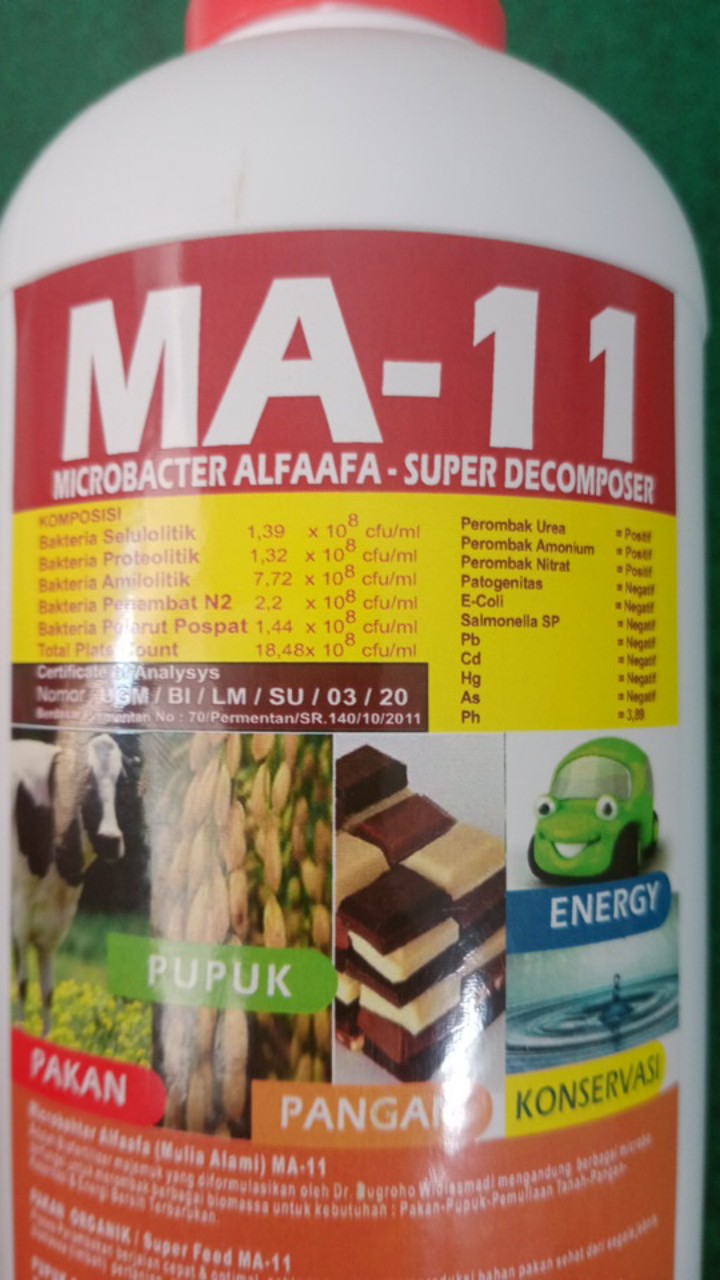 Pupuk Organik Ma11 Pupuk Cair Ma11 Non Kimia 1 Liter Shopee Indonesia