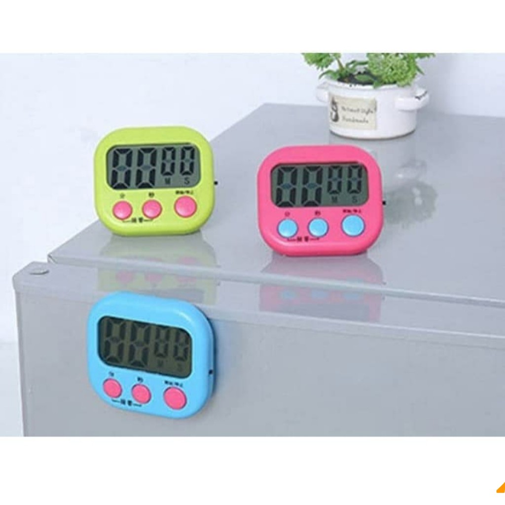 DIGITAL KITCHEN TIMER STOPWATCH CUTE Alarm masak dapur roti kue