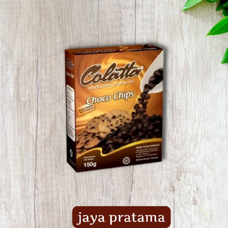 

COLATTA Choco Chips 150 gram - Coklat Kerucut 150gr Collata Chip HALAL- Chochopi by colatta tidak mudah meleleh AMAN saat pengiriman