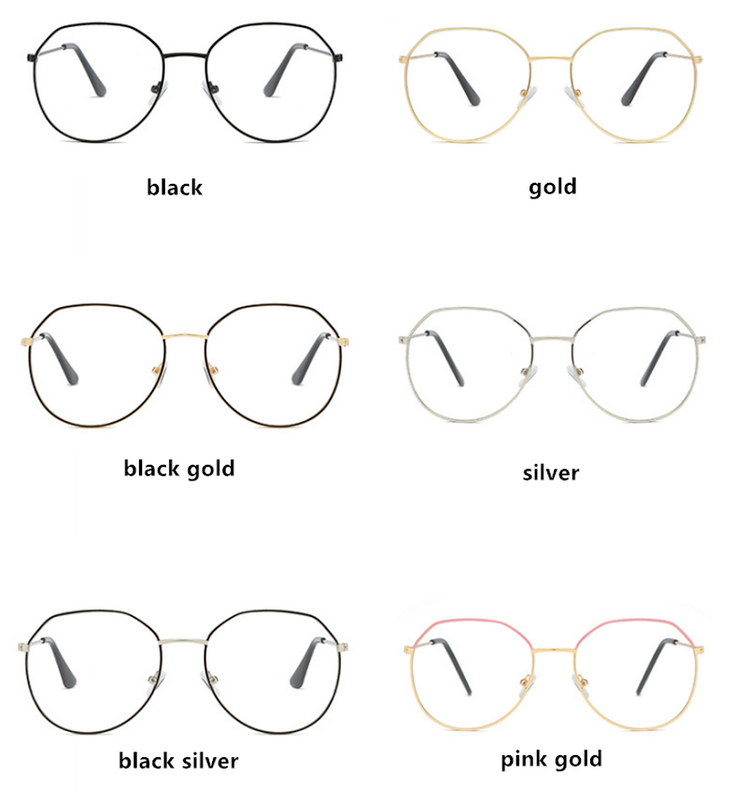 Papaozhu Fancy Silver Metal Round Eyeglasses Untuk Pria Wanita Chic Blue Light Blocking Lens Glasses Casual Eyewear OOTD Ornaments